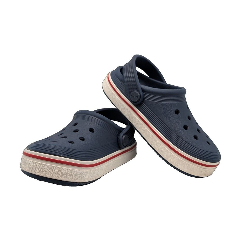 Crocs Crocband Navy Red Clogs Size Little Kids 11